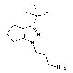 3-[3-(trifluoromethyl)-5,6-dihydrocyclopenta[c]pyrazol-1(4H)-yl]propan-1-amine