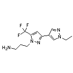 3-[1’-ethyl-5-(trifluoromethyl)-1H,1’H-3,4’-bipyrazol-1-yl]propan-1-amine