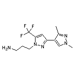 3-[1’,3’-dimethyl-5-(trifluoromethyl)-1H,1’H-3,4’-bipyrazol-1-yl]propan-1-amine