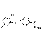 sodium 4-[(2-chloro-5-methylphenoxy)methyl]benzoate