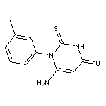 6-amino-1-(3-methylphenyl)-2-thioxo-2,3-dihydropyrimidin-4(1H)-one