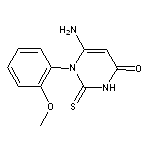 6-amino-1-(2-methoxyphenyl)-2-thioxo-2,3-dihydropyrimidin-4(1H)-one