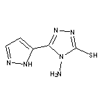 4-amino-5-(1H-pyrazol-5-yl)-4H-1,2,4-triazole-3-thiol