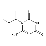 6-amino-1-sec-butyl-2-thioxo-2,3-dihydropyrimidin-4(1H)-one