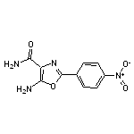 5-amino-2-(4-nitrophenyl)-1,3-oxazole-4-carboxamide