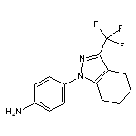 4-[3-(trifluoromethyl)-4,5,6,7-tetrahydro-1H-indazol-1-yl]aniline