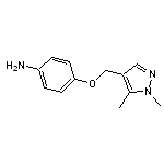 4-[(1,5-dimethyl-1H-pyrazol-4-yl)methoxy]aniline