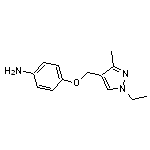 4-[(1-ethyl-3-methyl-1H-pyrazol-4-yl)methoxy]aniline