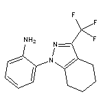 2-[3-(trifluoromethyl)-4,5,6,7-tetrahydro-1H-indazol-1-yl]aniline