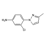 3-chloro-4-(3-methyl-1H-pyrazol-1-yl)aniline