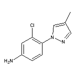 3-chloro-4-(4-methyl-1H-pyrazol-1-yl)aniline