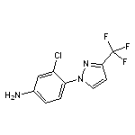 3-chloro-4-[3-(trifluoromethyl)-1H-pyrazol-1-yl]aniline