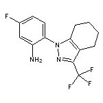 5-fluoro-2-[3-(trifluoromethyl)-4,5,6,7-tetrahydro-1H-indazol-1-yl]aniline