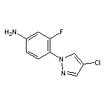 4-(4-chloro-1H-pyrazol-1-yl)-3-fluoroaniline