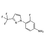 3-fluoro-4-[3-(trifluoromethyl)-1H-pyrazol-1-yl]aniline