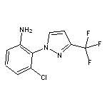 3-chloro-2-[3-(trifluoromethyl)-1H-pyrazol-1-yl]aniline