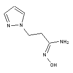 (1E)-N’-hydroxy-3-(1H-pyrazol-1-yl)propanimidamide