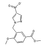 methyl 4-methoxy-3-[(4-nitro-1H-pyrazol-1-yl)methyl]benzoate