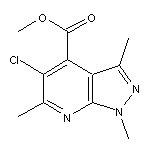 methyl 5-chloro-1,3,6-trimethyl-1H-pyrazolo[3,4-b]pyridine-4-carboxylate