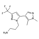 3-[1’,5’-dimethyl-5-(trifluoromethyl)-1’H,2H-3,4’-bipyrazol-2-yl]propan-1-amine