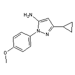 3-cyclopropyl-1-(4-methoxyphenyl)-1H-pyrazol-5-amine