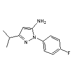 1-(4-fluorophenyl)-3-isopropyl-1H-pyrazol-5-amine