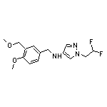 1-(2,2-difluoroethyl)-N-[4-methoxy-3-(methoxymethyl)benzyl]-1H-pyrazol-4-amine