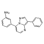 3-(3-phenylpyrazolo[1,5-a]pyrimidin-7-yl)aniline