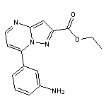 ethyl 7-(3-aminophenyl)pyrazolo[1,5-a]pyrimidine-2-carboxylate