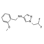 1-(2,2-difluoroethyl)-N-(2-methoxybenzyl)-1H-pyrazol-4-amine