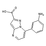 7-(3-aminophenyl)pyrazolo[1,5-a]pyrimidine-2-carboxylic acid