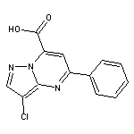 3-chloro-5-phenylpyrazolo[1,5-a]pyrimidine-7-carboxylic acid