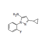 3-Cyclopropyl-1-(2-fluorophenyl)-1H-pyrazol-5-amine