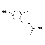 3-(3-amino-5-methyl-1H-pyrazol-1-yl)propanamide