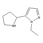 1-ethyl-5-pyrrolidin-2-yl-1H-pyrazole