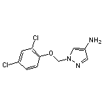 1-[(2,4-dichlorophenoxy)methyl]-1H-pyrazol-4-amine HCl