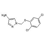 1-[(2,5-dichlorophenoxy)methyl]-1H-pyrazol-4-amine HCl