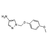 1-[(4-methoxyphenoxy)methyl]-1H-pyrazol-4-amine HCl