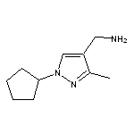 [(1-cyclopentyl-3-methyl-1H-pyrazol-4-yl)methyl]amine HCl