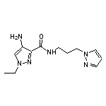 4-amino-1-ethyl-N-[3-(1H-pyrazol-1-yl)propyl]-1H-pyrazole-3-carboxamide HCl