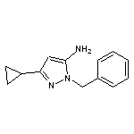 1-benzyl-3-cyclopropyl-1H-pyrazol-5-amine HCl