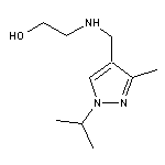 2-{[(1-isopropyl-3-methyl-1H-pyrazol-4-yl)methyl]amino}ethanol