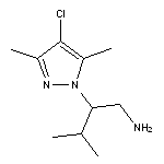 [2-(4-chloro-3,5-dimethyl-1H-pyrazol-1-yl)-3-methylbutyl]amine