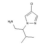 [2-(4-chloro-1H-pyrazol-1-yl)-3-methylbutyl]amine