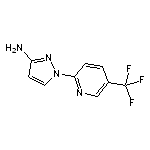 1-[5-(trifluoromethyl)pyridin-2-yl]-1H-pyrazol-3-amine HCl