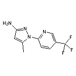 5-methyl-1-[5-(trifluoromethyl)pyridin-2-yl]-1H-pyrazol-3-amine