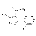 2-amino-4-(2-fluorophenyl)thiophene-3-carboxamide