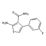 2-amino-4-(3-fluorophenyl)thiophene-3-carboxamide