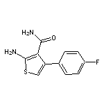 2-amino-4-(4-fluorophenyl)thiophene-3-carboxamide