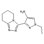 1-ethyl-3-(5,6,7,8-tetrahydro[1,2,4]triazolo[4,3-a]pyridin-3-yl)-1H-pyrazol-4-amine